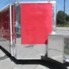 Enclosed Trailer 8.5'x26' Red - Motorcycle Car Bike Hauler Storage