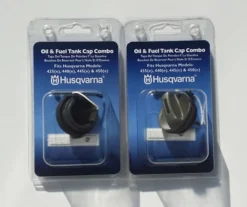 Two Husqvarna Chainsaw Fuel/Oil Cap 435-450 Models 580494102