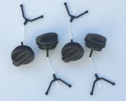 Four Husqvarna Chainsaw Fuel/Oil Caps 435-450 Models 537215202