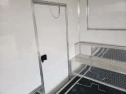 8.5' X 48' White Gooseneck Enclosed Trailer Storage 8 8.5' X 48' White Gooseneck Enclosed Trailer Storage -Tool Comprehensive 20200129 102622