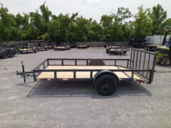 Utility Trailer 6.4'x12' Reinforced Dovetail Gate Mower -Tool Comprehensive 20210802 131206
