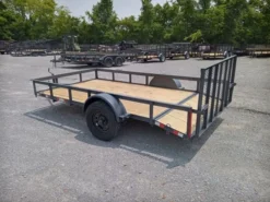 Utility Trailer 6.4'x12' Reinforced Dovetail Gate Mower -Tool Comprehensive 20210802 131216