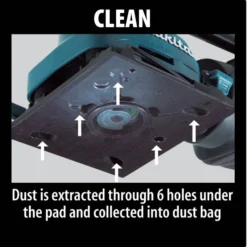 Makita BO4556 - 1/4 Sheet Finishing Sander - 2.0 AMP -Tool Comprehensive 3051ba09 2716 4eea 8b27 e820a9260b3b bo4556 f 1500px