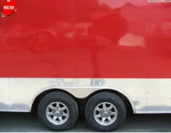 Enclosed Trailer 8.5'x26' Red - Motorcycle Car Lawn Equipment Hauler Storage -Tool Comprehensive 325