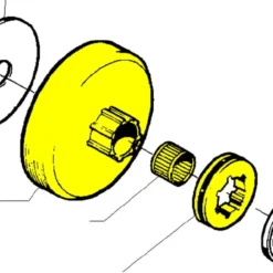 Husqvarna Chainsaw Clutch Drum 503 64 66-03 -Tool Comprehensive 503646603