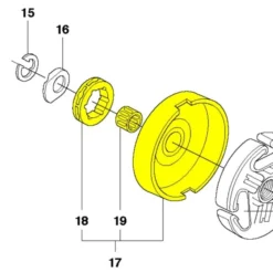 Husqvarna Chainsaw Clutch Drum 503 93 24-72 For 365 362 372 -Tool Comprehensive 503932472