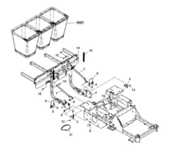 Husqvarna 539114863 Grass Catcher - 52"/60" Dixon Mowers