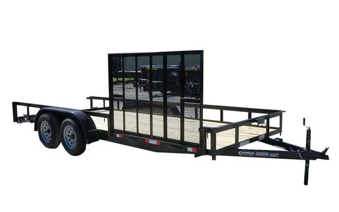 6.4x18 Tandem Dovetail Utility Trailer With Side Gate 2 6.4x18 Tandem Dovetail Utility Trailer With Side Gate - Image 2