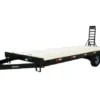 8.5x22 Deckover Utility Trailer (2) 5,200lb Axles With Standup Ramps