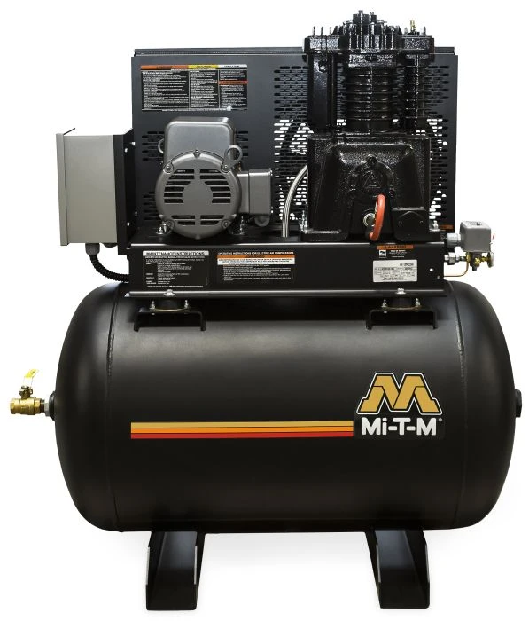 MI-T-M ACS-46305-80H 80-Gallon 5 HP 460V Air Compressor 1 MI-T-M ACS-46305-80H 80-Gallon 5 HP 460V Air Compressor