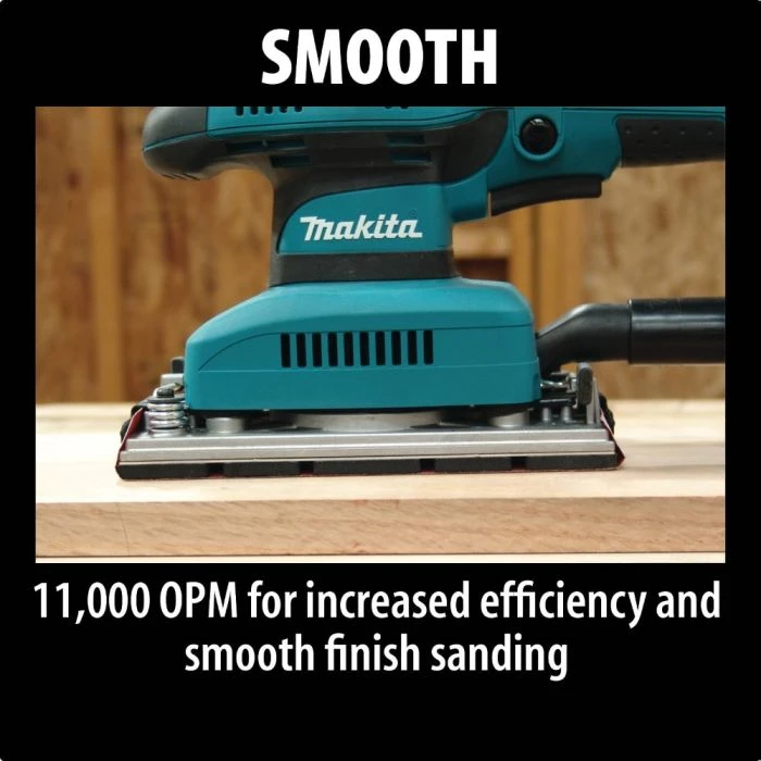 Makita BO3710 - 1/3 Sheet Finishing Sander - 11,000 OPM 5 Makita BO3710 - 1/3 Sheet Finishing Sander - 11,000 OPM - Image 5