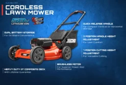 Echo CLM-58V4AH 58V Lithium-Ion Cordless Lawn Mower -Tool Comprehensive capture 18