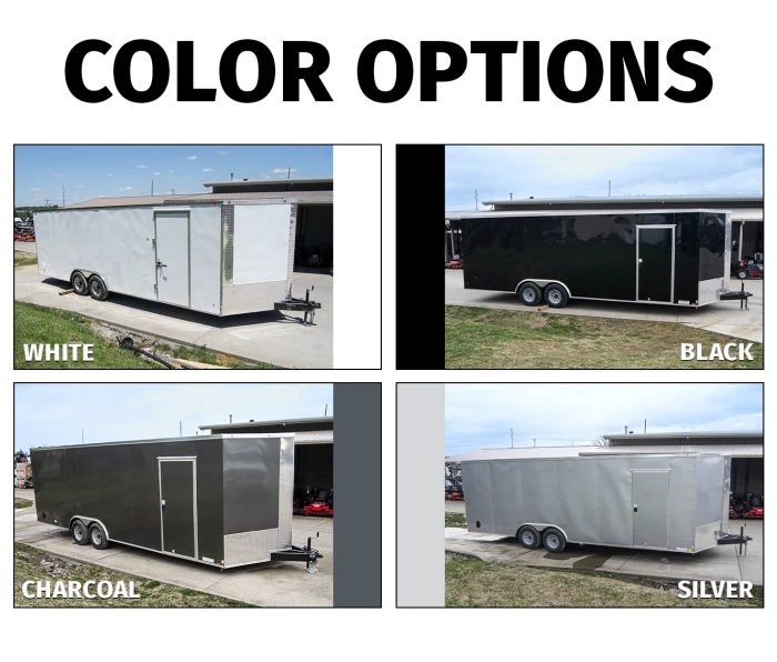Enclosed Trailer 8.5' X 24' - Cargo Hauler Car Motorcycle Storage - Image 2