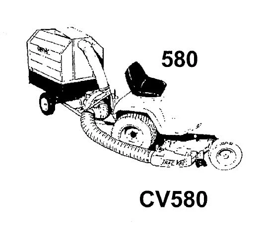 Trac Vac Model CV580 Chipper Debris Vacuum 6.5 HP Briggs & Stratton 4 Trac Vac Model CV580 Chipper Debris Vacuum 6.5 HP Briggs & Stratton - Image 4