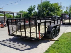 6.4x12 Dovetail Utility Trailer With 2ft Mesh Sides (2) 3,500lb Axles -Tool Comprehensive dsc00006 3