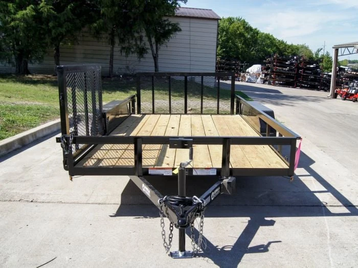 7x14 Utility Trailer With Side Gate And Dbl Brake (2) 3,500lb Axle 2 7x14 Utility Trailer With Side Gate And Dbl Brake (2) 3,500lb Axle - Image 2