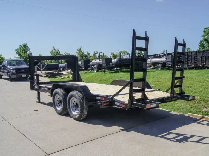 7x16 Gooseneck Equipment Trailer (2) 7K Axles With Stand-Up Ramps 5 7x16 Gooseneck Equipment Trailer (2) 7K Axles With Stand-Up Ramps - Image 5