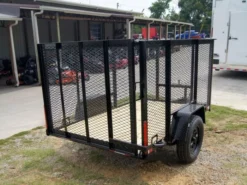 5x8 Straight Deck Utility Trailer With 4ft Mesh Side 3500lb Axle -Tool Comprehensive dsc00396 3