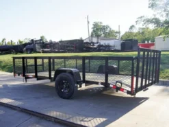 6.4x14 Dovetail Utility Trailer With 2ft Mesh Sides 3,500lb Axle -Tool Comprehensive dsc00532 1 3