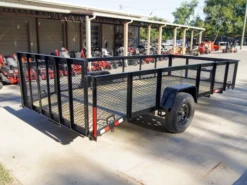 6.4x14 Dovetail Utility Trailer With 2ft Mesh Sides 3,500lb Axle -Tool Comprehensive dsc00534 1 2