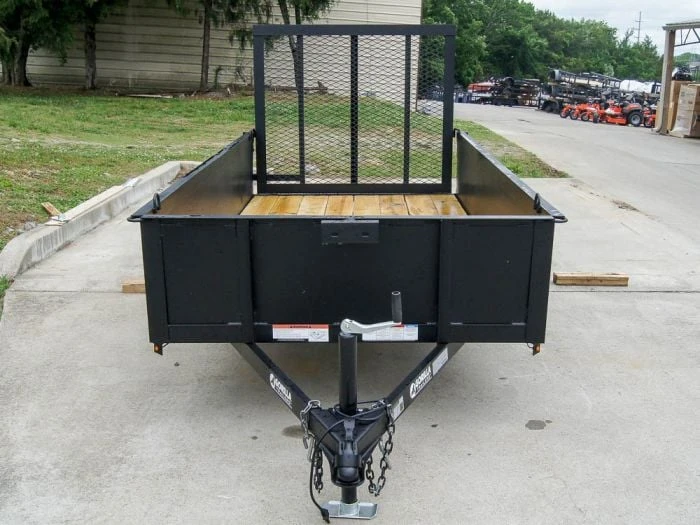 5' X 10' Utility Trailer Straight Deck 18" Sides Tall Gate 2 5' X 10' Utility Trailer Straight Deck 18" Sides Tall Gate - Image 2