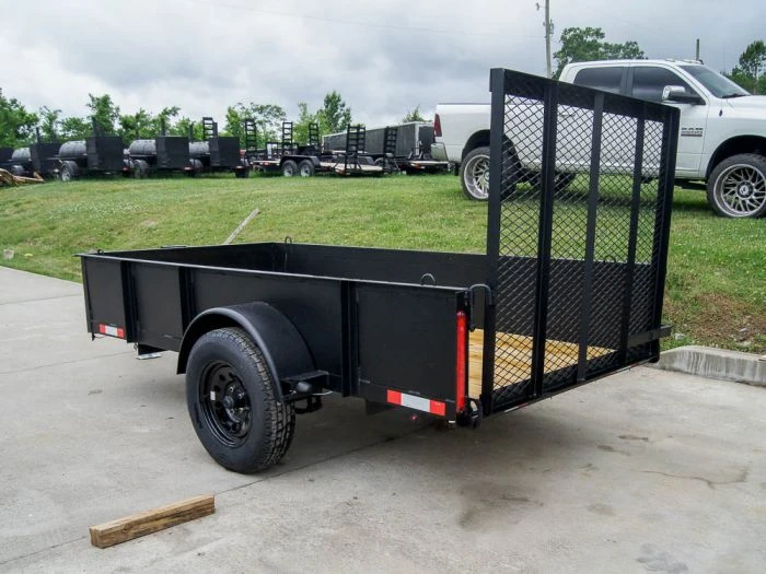 5' X 10' Utility Trailer Straight Deck 18" Sides Tall Gate 4 5' X 10' Utility Trailer Straight Deck 18" Sides Tall Gate - Image 4