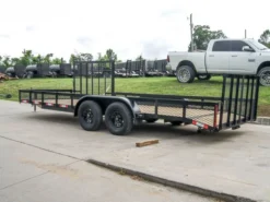 6.4x20 Utility Trailer With Side Gate And 18" Mesh (2) 3,500lb Axles -Tool Comprehensive dsc00617 1