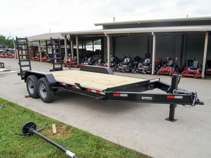 7x16 I-Beam Equipment Trailer With (2) 7K Axles With Stand Up Ramps 6 7x16 I-Beam Equipment Trailer With (2) 7K Axles With Stand Up Ramps - Image 6