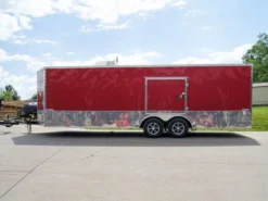 Custom Red 8.5x24 Enclosed Trailer (2) 5200lb Axles ATP Floor Storage -Tool Comprehensive dsc00693 4