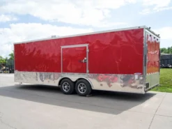 Custom Red 8.5x24 Enclosed Trailer (2) 5200lb Axles ATP Floor Storage -Tool Comprehensive dsc00694 4