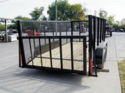 6.4x14 4ft Mesh Sides Tandem Dovetail Utility Trailer 9 6.4x14 4ft Mesh Sides Tandem Dovetail Utility Trailer -Tool Comprehensive dsc00772 4