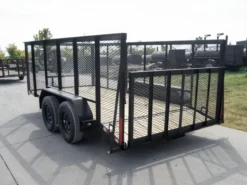 6.4x14 4ft Mesh Sides Tandem Dovetail Utility Trailer 10 6.4x14 4ft Mesh Sides Tandem Dovetail Utility Trailer -Tool Comprehensive dsc00773 4