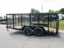 6.4x16 Dovetail Utility Trailer With 4ft Mesh Side (2) 3,500lb Axles -Tool Comprehensive dsc00774 5