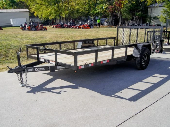 7x14 Dovetail Utility Trailer 3,500lb Axle With Brake 3 7x14 Dovetail Utility Trailer 3,500lb Axle With Brake - Image 3