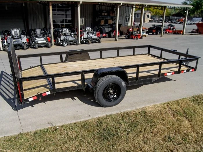 7x14 Dovetail Utility Trailer 3,500lb Axle With Brake 6 7x14 Dovetail Utility Trailer 3,500lb Axle With Brake - Image 6