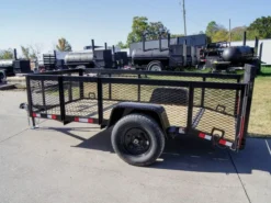 5x10 Dovetail Utility Trailer With 2ft Mesh Sides 3500lb Axle -Tool Comprehensive dsc01299 1