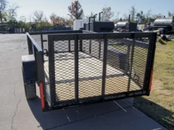 5x10 Dovetail Utility Trailer With 2ft Mesh Sides 3500lb Axle -Tool Comprehensive dsc01300 1