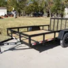 6.4x10 Dovetail Utility Trailer 3,500lb Axle