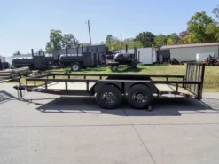 6.4x16 Utility Trailer Dovetail (2) 3500lb Axles With Gate -Tool Comprehensive dsc01385 2