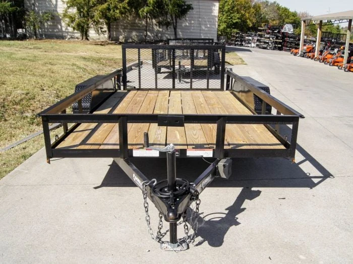 6.4x14 Dovetail Utility Trailer (2) 3500 Axles 2 6.4x14 Dovetail Utility Trailer (2) 3500 Axles - Image 2