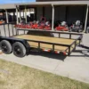 6.4x14 Dovetail Utility Trailer (2) 3500 Axles