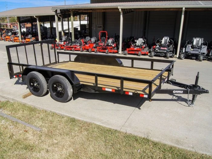 6.4x14 Dovetail Utility Trailer (2) 3500 Axles 1 6.4x14 Dovetail Utility Trailer (2) 3500 Axles