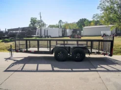 6.4x16 Tandem Dovetail Utility Trailer With 2ft Mesh Sides -Tool Comprehensive dsc01420 3