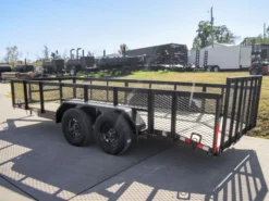 6.4x16 Tandem Dovetail Utility Trailer With 2ft Mesh Sides -Tool Comprehensive dsc01421 2