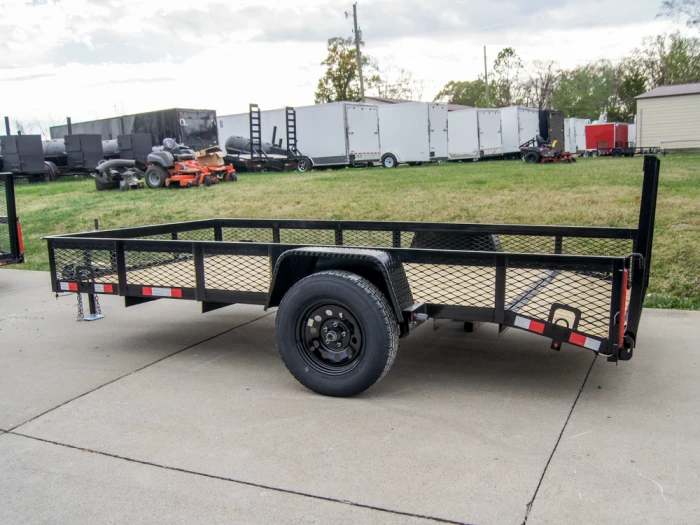 6.4x12 Dovetail Utility Trailer With 1ft Mesh Sides 3,500lb Axle 3 6.4x12 Dovetail Utility Trailer With 1ft Mesh Sides 3,500lb Axle - Image 3