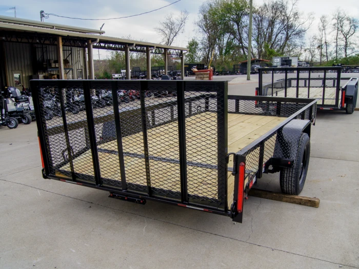 6.4x12 Dovetail Utility Trailer With 1ft Mesh Sides 3,500lb Axle 5 6.4x12 Dovetail Utility Trailer With 1ft Mesh Sides 3,500lb Axle - Image 5