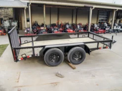 6.4x12 Dovetail Utility Trailer With 1ft Mesh Sides (2) 3,500lb Axles -Tool Comprehensive dsc01965