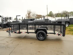 5x12 Dovetail Utility Trailer With 2ft Mesh Sides 3,500lb Axle -Tool Comprehensive dsc02219
