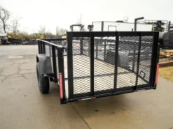 5x12 Dovetail Utility Trailer With 2ft Mesh Sides 3,500lb Axle -Tool Comprehensive dsc02221