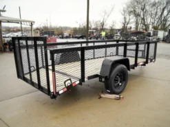 5x12 Dovetail Utility Trailer With 2ft Mesh Sides 3,500lb Axle -Tool Comprehensive dsc02222